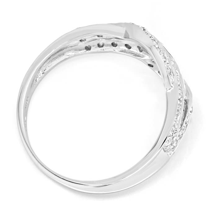 Foto 3 - Geflochtener Designer-Ring 0,28ct Diamanten, Q2642