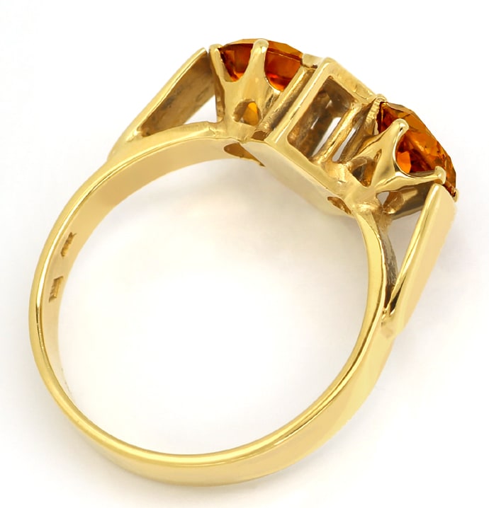 Foto 3 - Diamantring mit Madeira Citrinen und Diamant Rosen Gold, S1408