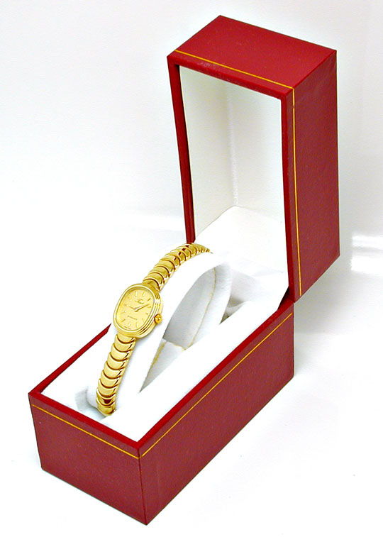 Foto 5 - Tissot Damen-Armbanduhr 14K Gelbgold Topuhr Ungetragen, U1022