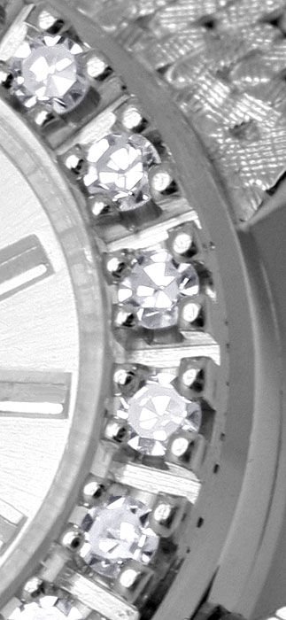 Foto 3 - Roamer Damen Diamanten-Weißgold-Armband Uhr River 14K, U1599